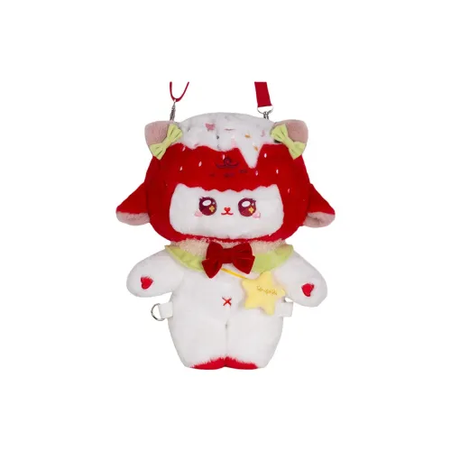 Lovely Lota Плюшевый Рюкзак Женские Красный