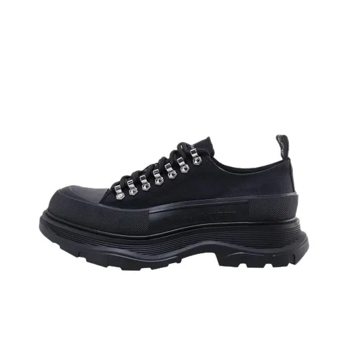 Alexander McQueen Tread Slick Low Топ Обувь на платформе Мужская Черная