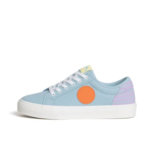 FANTASTIC XBOX Низкие кеды для скейтбординга Женские Синий Фиолетовый