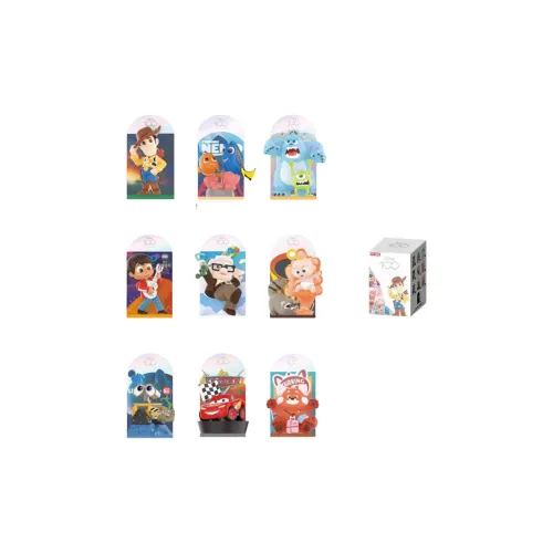 POP MART Disney Anniversary Pixar Collection Слепые коробки Одиночная Blind Коробка Полная Коробка 9 шт