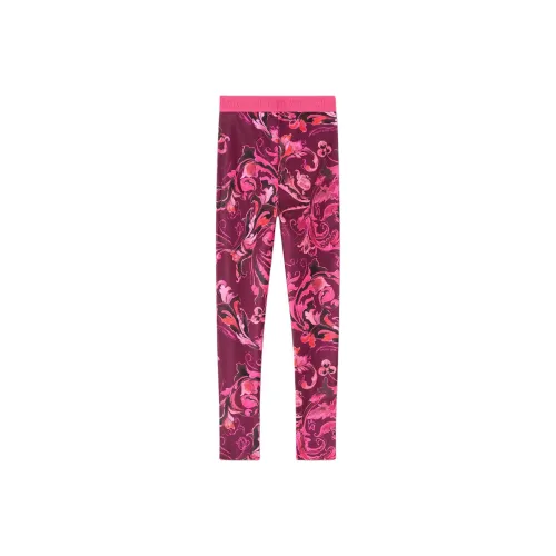 VERSACE Розово-красные Женские Повседневные Брюки