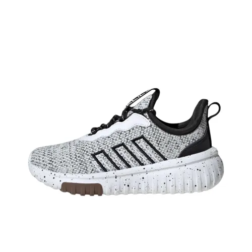 Adidas Kaptir Flow Устойчивый к истиранию Дышащий Низкий Топ Детская Беговая Обувь Белый Черный Подростки