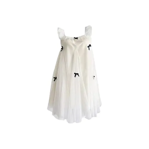 HeartyBite Кремово-абрикосовый Платье бэбидолл Женские Слиплатья