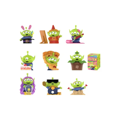 POP MART Disney Pixar Alien Immersive Experience Collection Слепые коробки Одиночная коробка Полная коробка 9 шт