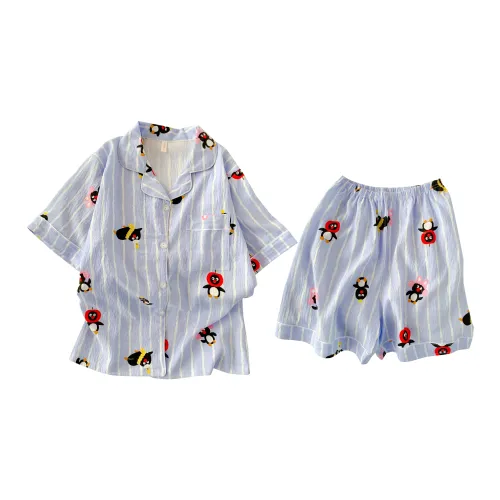 QIAOYUN Пингвин Женские Пижамные Комплекты