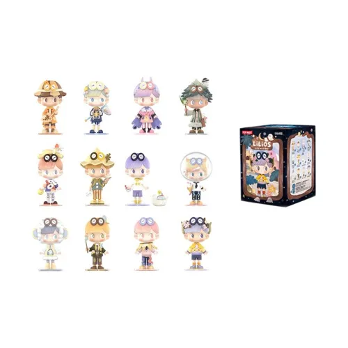 POP MART LiLiOS City Wild Boy Коллекция Слепые коробки Один Mystery Коробка Целая коробка 12 шт