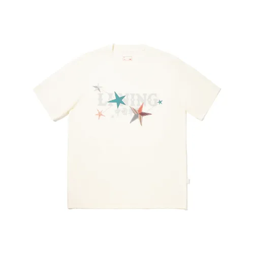 LINING Экрю Унисекс Футболка