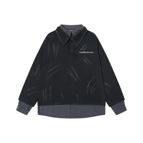 HYLHYL Черная унисекс рубашка