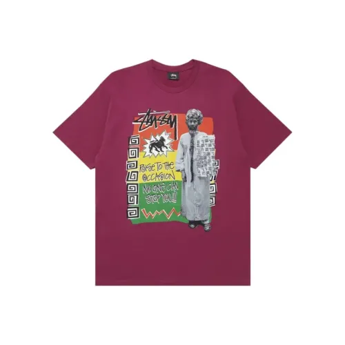 Stussy T-Shirt Мужская Фиолетовая Виноградная