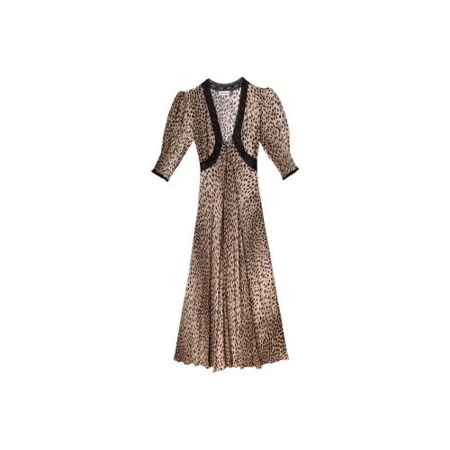 Rixo Короткий рукав Платье Женское