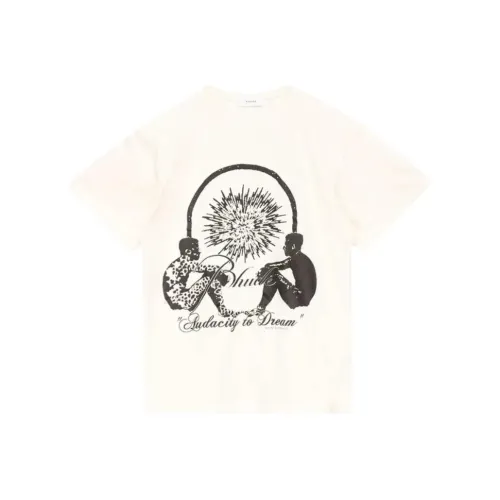 RHUDE Белая Мужская T-Рубашка