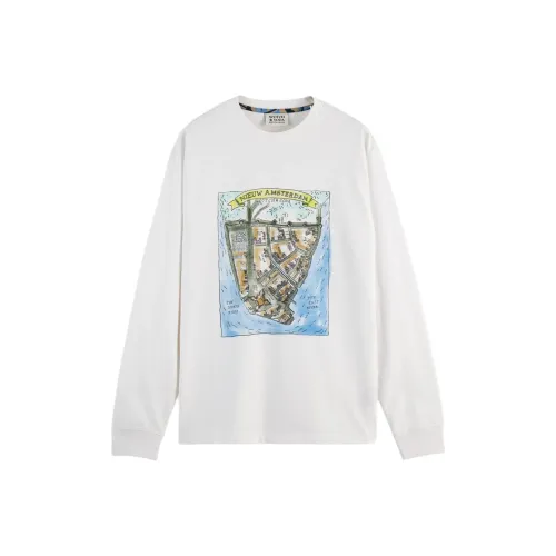 Scotch&Soda Белая Мужская T-Рубашка