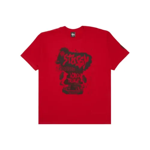 Stussy Красный Мужская T-Рубашка