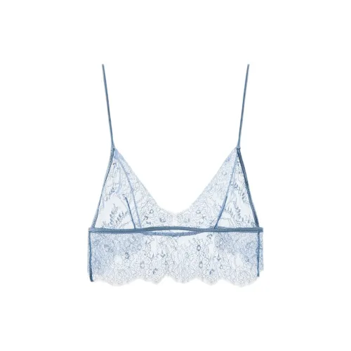 ZARA Светло-синий Женские Бюстгальтеры