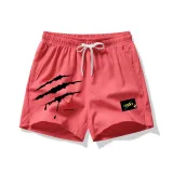 Арбузно-розовый красный (Черный Claw+IXX Daisy Черный логотип)