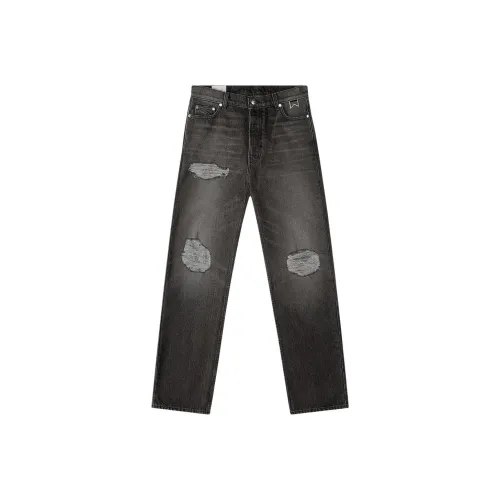 RHUDE Мужские черные джинсы