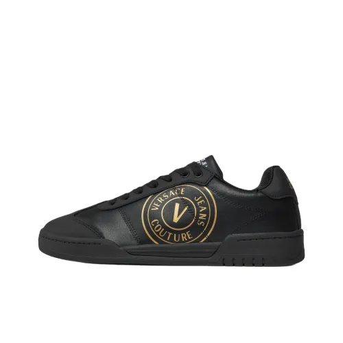 VERSACE JEANS COUTURE Скейтборд Кроссовки Низкие Черные Мужские