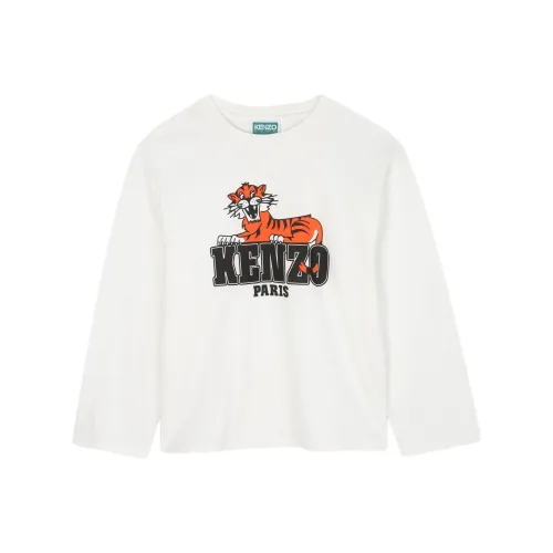 KENZO Белая Детская Рубашка