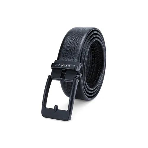 HONGU Ремни из коровьей кожи Мужской 3,5 см