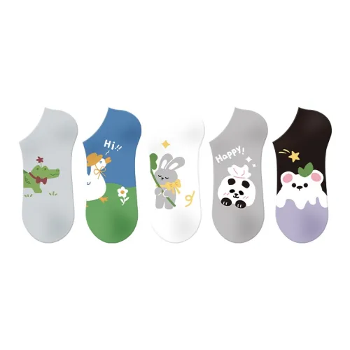 DJUNGLE No Show Носки Женские 5 пар