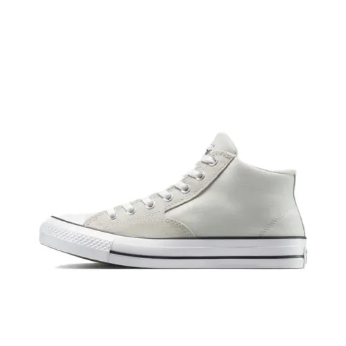 Конверс All Star Износостойкие MID Топ Скейтборд Кроссовки Унисекс Белый Серый