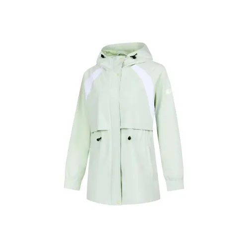 QIAODAN Вода Show Зеленый/Джордан-белый Женские Тренч