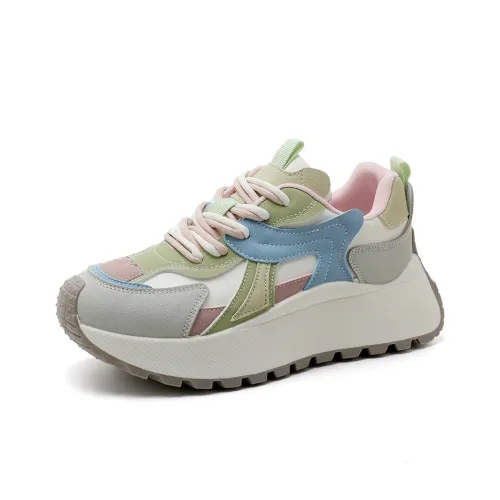 ZULISHI Низкий топ обувь с толстой подошвой женская