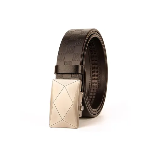 ROSEROOEN Ремни из коровьей кожи унисекс коричневый кофейный 3,5 см