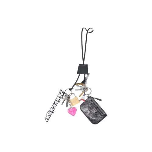 Balenciaga Латунь Ключницы Женские Черный