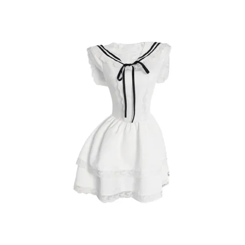 MITX Белые Женские Платья без Рукавов