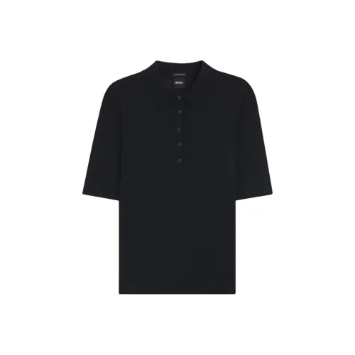 Hugo Boss Темно-синий Женские Поло
