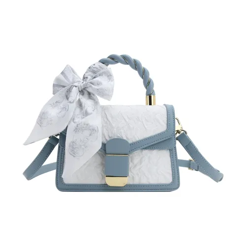 BUHOWE ПУ (полиуретан) Сумка Женская Светло-Синяя