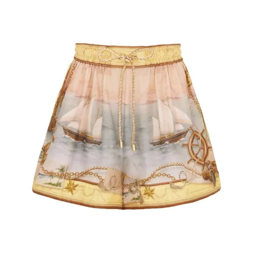 Zimmermann Многоцветные Женские Повседневные Шорты