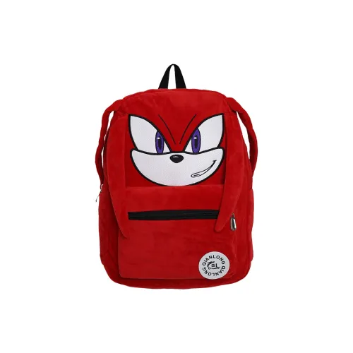 WICKBUEN Плюшевый рюкзак унисекс красный серый черный