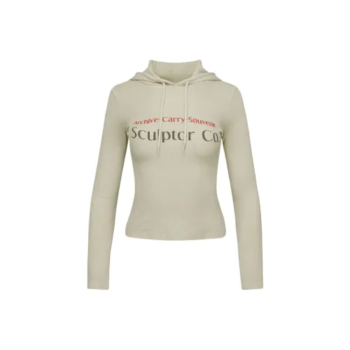 SCULPTOR Слоновая кость Женские Футболки