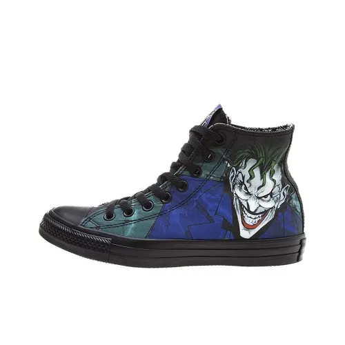 DC COMICS x Converse Chuck Taylor All Star Abrasion Resistant MID Топ Скейтборд Кроссовки Мужские Черный Зеленый Синий