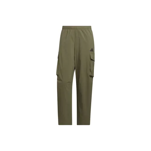 Adidas SS25 Свободный крой Cargo Повседневные брюки Мужские