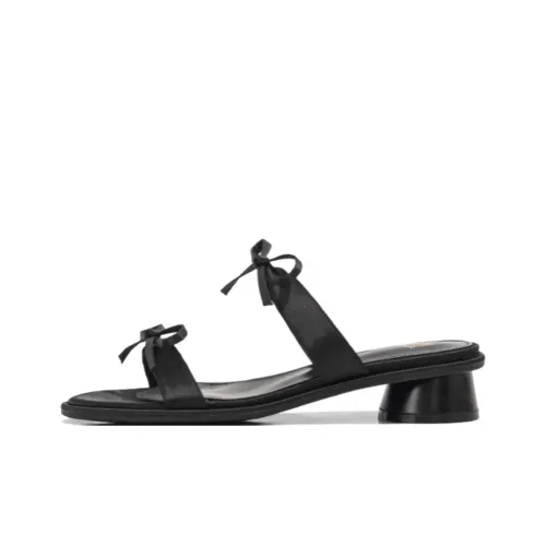 Old Meow Слипоны Женские Черные