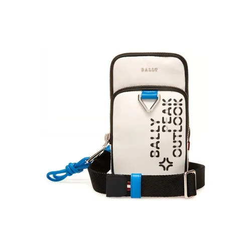 BALLY Переработанный нейлон Сумка через плечо с чехлом для телефона Мужской Белый