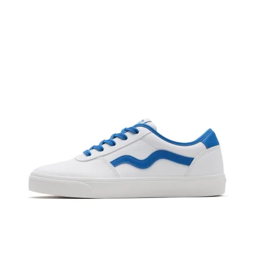 FANTASTIC XBOX Низкие кеды для скейтбординга Женские Белые Синие