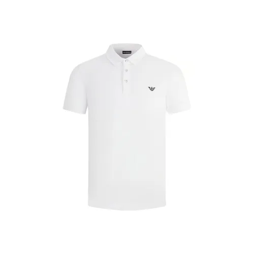 EMPORIO ARMANI EA7 SS24 Поло Мужское Белое