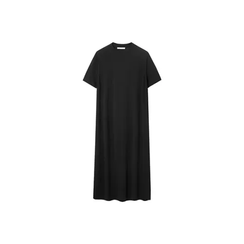 OVV Хепберн-черный Женские Короткие Платья с Рукавами