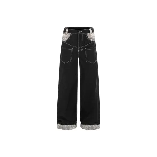 GBXM Черные Унисекс Джинсы