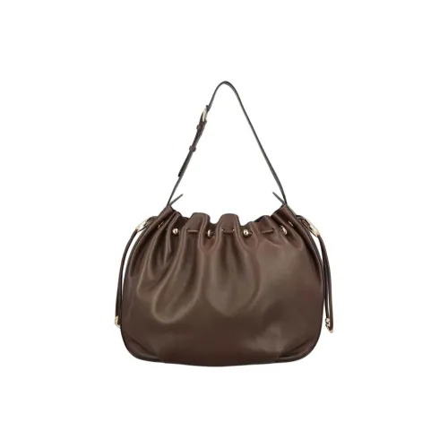 Zimmermann Телячья кожа Ведрообразная сумка Большая Женская Коричневая