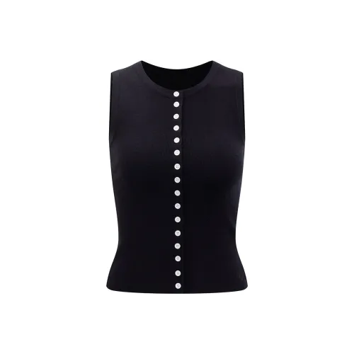 Ariseism Стильный Без рукавов Вязаный жилет Для Женщин Летний Горячая девушка Облегающий крой Топ Женские