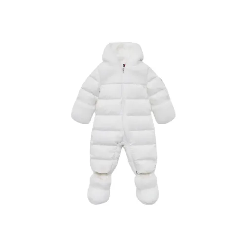 Moncler Пуховики One Piece Снуд Белый Для Новорожденных и Малышей