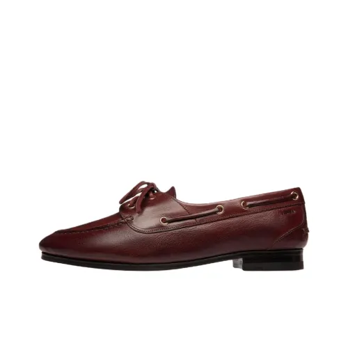 BALLY Женские повседневные туфли, цвет бордовый, женские