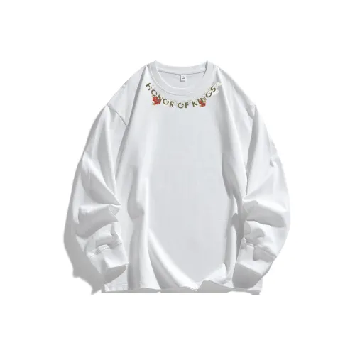 Honor of Kings Длинный рукав Т-рубашка Слоган Секция Унисекс