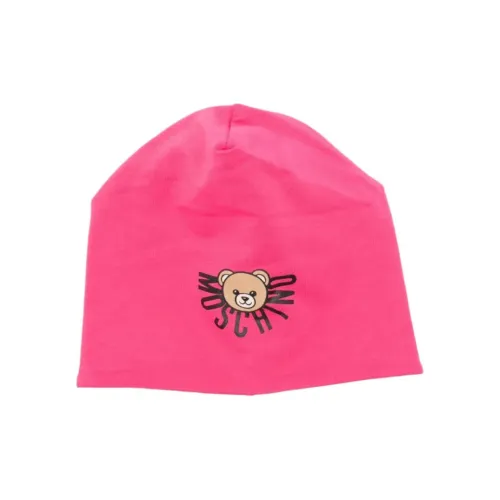 MOSCHINO Хлопок Эластан Шапки-бини Детский Розовый