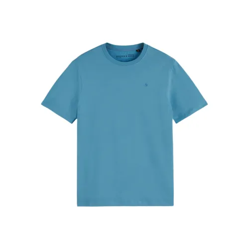 Scotch&Soda Novel Blue Men's T-Shirts